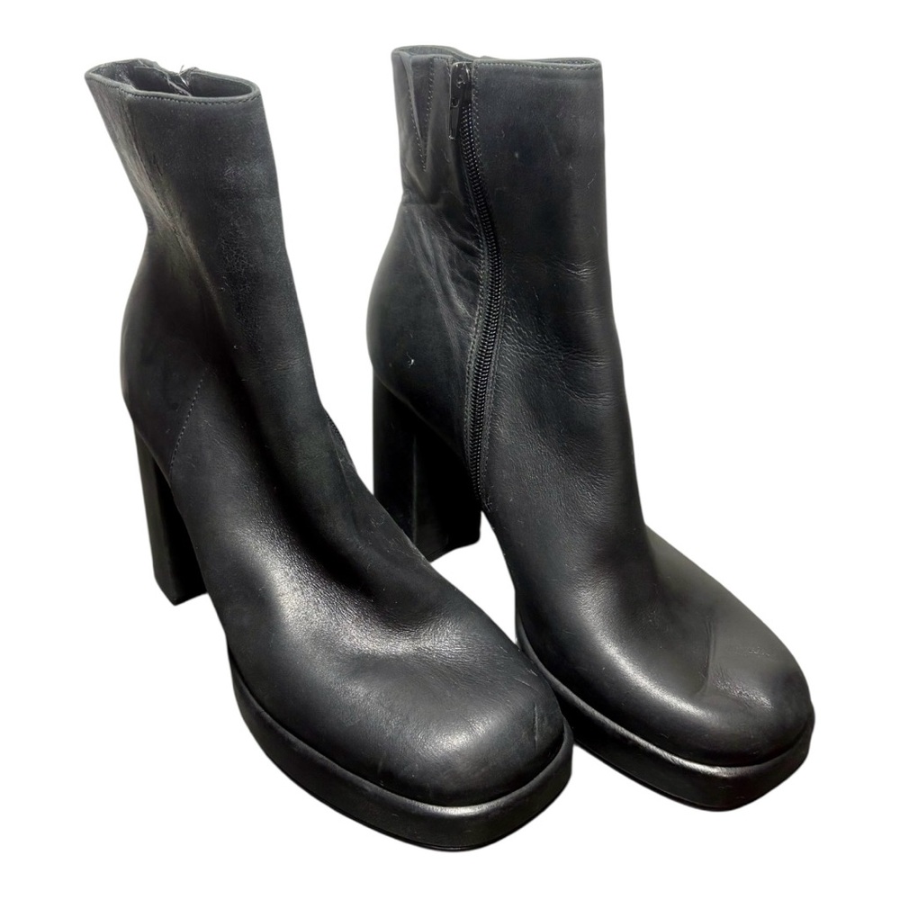 JEFFREY CAMPBELL Spaced Black Platform Boots